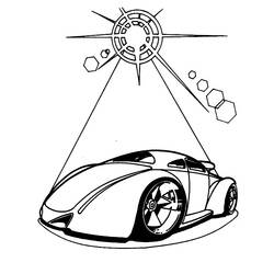 Dibujo para colorear: Hot wheels (Transporte) #145861 - Dibujos para Colorear e Imprimir Gratis