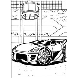 Dibujo para colorear: Hot wheels (Transporte) #145867 - Dibujos para Colorear e Imprimir Gratis