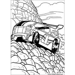 Dibujo para colorear: Hot wheels (Transporte) #145892 - Dibujos para Colorear e Imprimir Gratis