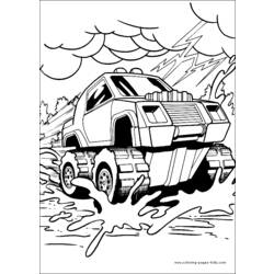 Dibujo para colorear: Hot wheels (Transporte) #145895 - Dibujos para Colorear e Imprimir Gratis