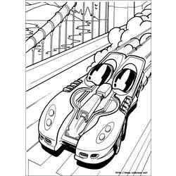 Dibujo para colorear: Hot wheels (Transporte) #145911 - Dibujos para Colorear e Imprimir Gratis