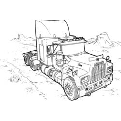 Dibujo para colorear: Monster Truck (Transporte) #141292 - Dibujos para Colorear e Imprimir Gratis