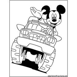 Dibujo para colorear: Monster Truck (Transporte) #141333 - Dibujos para Colorear e Imprimir Gratis