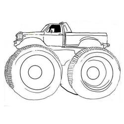 Dibujo para colorear: Monster Truck (Transporte) #141418 - Dibujos para Colorear e Imprimir Gratis