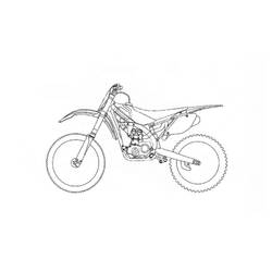 Dibujo para colorear: Motocross (Transporte) #136532 - Dibujos para Colorear e Imprimir Gratis