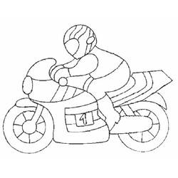 Dibujo para colorear: Motorcycle (Transporte) #136259 - Dibujos para Colorear e Imprimir Gratis