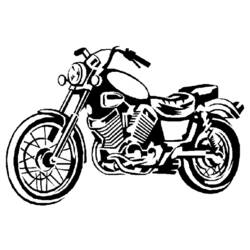Dibujo para colorear: Motorcycle (Transporte) #136266 - Dibujos para Colorear e Imprimir Gratis