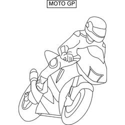 Dibujo para colorear: Motorcycle (Transporte) #136439 - Dibujos para Colorear e Imprimir Gratis