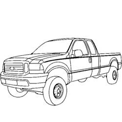 Dibujo para colorear: Pickup (Transporte) #144290 - Dibujos para Colorear e Imprimir Gratis