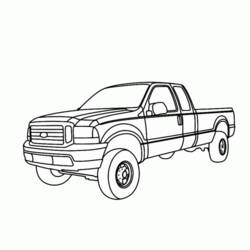 Dibujo para colorear: Pickup (Transporte) #144293 - Dibujos para Colorear e Imprimir Gratis