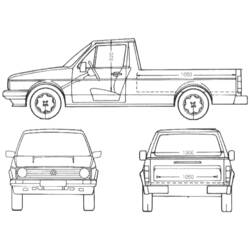 Dibujo para colorear: Pickup (Transporte) #144314 - Dibujos para Colorear e Imprimir Gratis