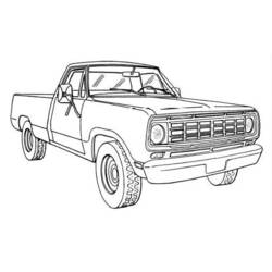 Dibujo para colorear: Pickup (Transporte) #144327 - Dibujos para Colorear e Imprimir Gratis