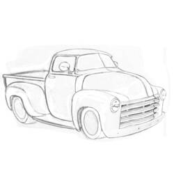 Dibujo para colorear: Pickup (Transporte) #144373 - Dibujos para Colorear e Imprimir Gratis