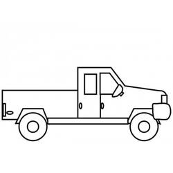 Dibujo para colorear: Pickup (Transporte) #144519 - Dibujos para Colorear e Imprimir Gratis