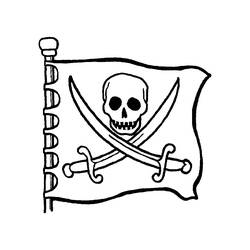 Dibujo para colorear: Pirate ship (Transporte) #138227 - Dibujos para Colorear e Imprimir Gratis