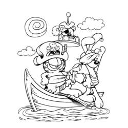 Dibujo para colorear: Pirate ship (Transporte) #138242 - Dibujos para Colorear e Imprimir Gratis