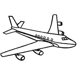 Dibujo para colorear: Plane (Transporte) #134781 - Dibujos para Colorear e Imprimir Gratis