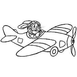 Dibujo para colorear: Plane (Transporte) #134797 - Dibujos para Colorear e Imprimir Gratis