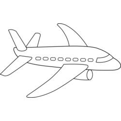 Dibujo para colorear: Plane (Transporte) #134951 - Dibujos para Colorear e Imprimir Gratis