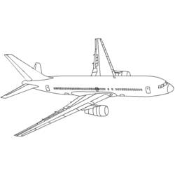 Dibujo para colorear: Plane (Transporte) #135015 - Dibujos para Colorear e Imprimir Gratis