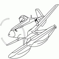 Dibujo para colorear: Plane (Transporte) #135027 - Dibujos para Colorear e Imprimir Gratis