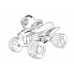 Dibujo para colorear: Quad / ATV (Transporte) #143190 - Dibujos para Colorear e Imprimir Gratis