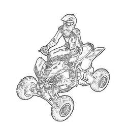 Dibujo para colorear: Quad / ATV (Transporte) #143191 - Dibujos para Colorear e Imprimir Gratis