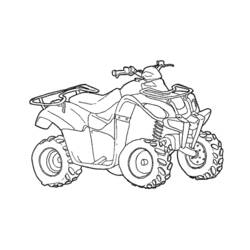 Dibujo para colorear: Quad / ATV (Transporte) #143197 - Dibujos para Colorear e Imprimir Gratis