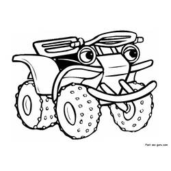 Dibujo para colorear: Quad / ATV (Transporte) #143226 - Dibujos para Colorear e Imprimir Gratis