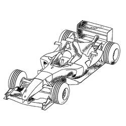 Dibujo para colorear: Race car (Transporte) #138851 - Dibujos para Colorear e Imprimir Gratis
