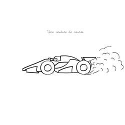 Dibujo para colorear: Race car (Transporte) #138875 - Dibujos para Colorear e Imprimir Gratis