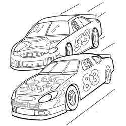 Dibujo para colorear: Race car (Transporte) #138879 - Dibujos para Colorear e Imprimir Gratis