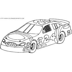 Dibujo para colorear: Race car (Transporte) #138881 - Dibujos para Colorear e Imprimir Gratis