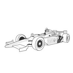 Dibujo para colorear: Race car (Transporte) #138906 - Dibujos para Colorear e Imprimir Gratis