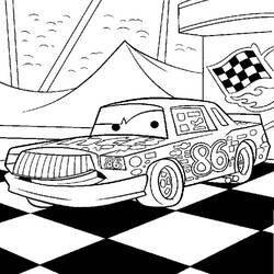 Dibujo para colorear: Race car (Transporte) #138921 - Dibujos para Colorear e Imprimir Gratis