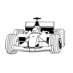 Dibujo para colorear: Race car (Transporte) #138955 - Dibujos para Colorear e Imprimir Gratis