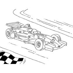 Dibujo para colorear: Race car (Transporte) #138971 - Dibujos para Colorear e Imprimir Gratis
