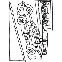 Dibujo para colorear: Race car (Transporte) #139056 - Dibujos para Colorear e Imprimir Gratis