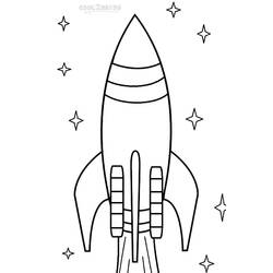 Dibujo para colorear: Rocket (Transporte) #140069 - Dibujos para Colorear e Imprimir Gratis