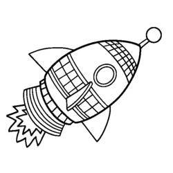 Dibujo para colorear: Rocket (Transporte) #140070 - Dibujos para Colorear e Imprimir Gratis