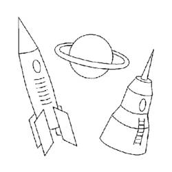 Dibujo para colorear: Rocket (Transporte) #140106 - Dibujos para Colorear e Imprimir Gratis