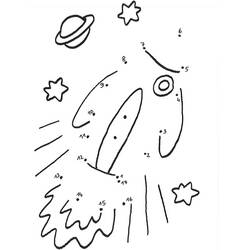 Dibujo para colorear: Rocket (Transporte) #140152 - Dibujos para Colorear e Imprimir Gratis