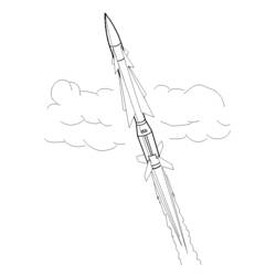Dibujo para colorear: Rocket (Transporte) #140153 - Dibujos para Colorear e Imprimir Gratis