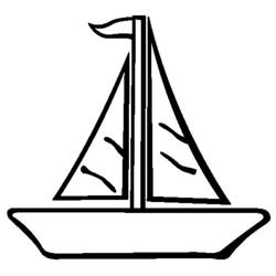 Dibujo para colorear: Sailboat (Transporte) #143550 - Dibujos para Colorear e Imprimir Gratis