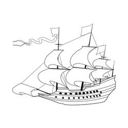 Dibujo para colorear: Sailboat (Transporte) #143565 - Dibujos para Colorear e Imprimir Gratis