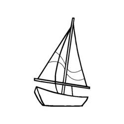 Dibujo para colorear: Sailboat (Transporte) #143587 - Dibujos para Colorear e Imprimir Gratis