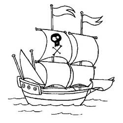 Dibujo para colorear: Sailboat (Transporte) #143638 - Dibujos para Colorear e Imprimir Gratis