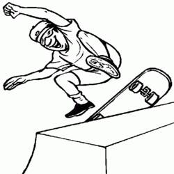 Dibujo para colorear: Skateboard (Transporte) #139287 - Dibujos para Colorear e Imprimir Gratis