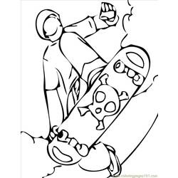 Dibujo para colorear: Skateboard (Transporte) #139292 - Dibujos para Colorear e Imprimir Gratis