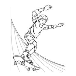 Dibujo para colorear: Skateboard (Transporte) #139301 - Dibujos para Colorear e Imprimir Gratis